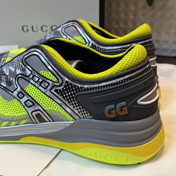 GUCCI Mens Ultra-pace Two Color 3D Sneakers - Picture 5 of 12